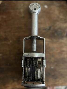 Vintage Garvey Supreme Price Marker Band Model S-185 Supreme NO BOX